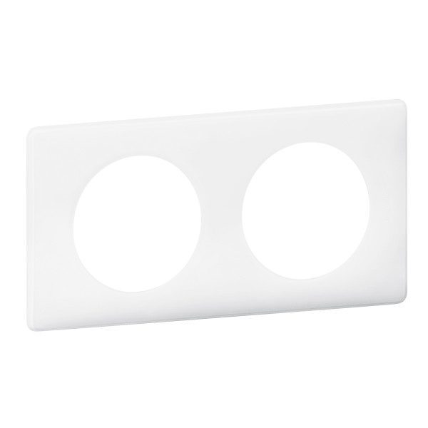 Plaque Legrand Céliane - Memories - 2 postes - Yesterday (Blanc) Tunisie-Boutique