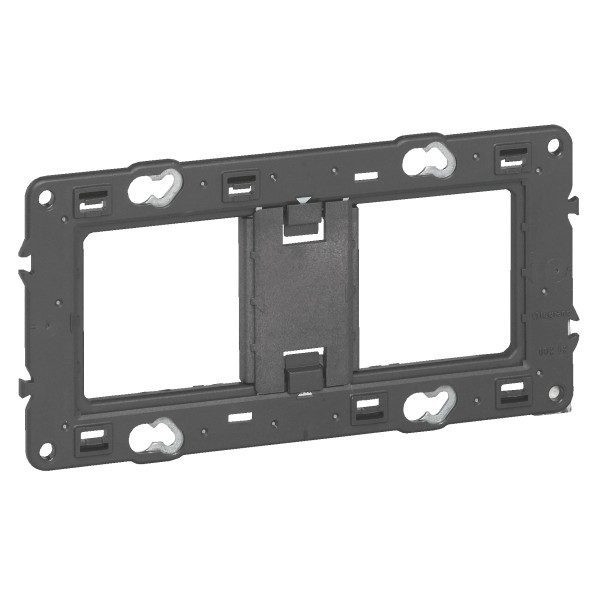 Support pour fixation à vis Batibox montage horiz/vert pour 2 postes - 4/5 modules Tunisie-Boutique
