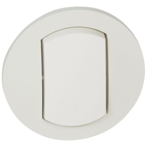 Enjoliveur simple Céliane IP44 pour référence 067001 ou 067031 - Blanc Tunisie-Boutique