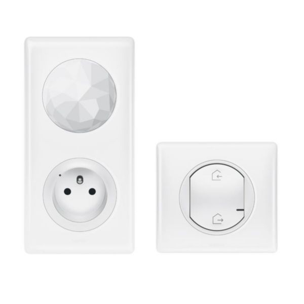 Pack de démarrage installation connectée Céliane with Netatmo 1 prise Control + 1 commande Départ/Arrivée - blanc Tunisie-Boutique