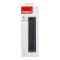Legrand - Rallonge multiprise rotatif avec 4 prises de courant Surface et interrupteur avec cordon 3m - blanc et gris foncé