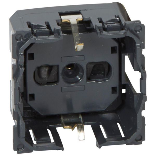 Prise de courant standard germanique Céliane 16A 250V 2P+T contact latéral Tunisie-Boutique