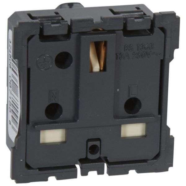 Prise de courant standard britannique Céliane 13A 250V 2P+T éclips Tunisie-Boutique