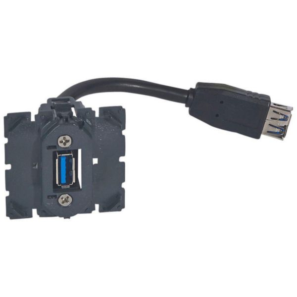 Prise USB femelle pré-connectorisée Céliane Tunisie-Boutique