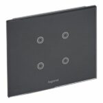 Commande filaire tactile BUS KNX Céliane avec 4 touches - verre Piano Tunisie-Boutique