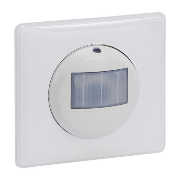 Détecteur mural de mouvement autonome ECO1 Céliane 2 fils sans neutre 100W LED - complet avec plaque blanche Tunisie-Boutique