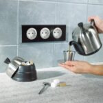 Prise de courant standard germanique Céliane 16A 250V 2P+T contact latéral Tunisie-Boutique