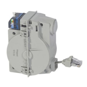 Prise RJ45 avec enrouleur automatique Céliane catégorie 6 FTP avec cordon 1m Tunisie-Boutique