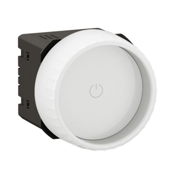 Variateur Rotary Céliane avec ou sans Neutre 200W LED avec enjoliveur Blanc Tunisie-Boutique
