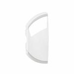 Enjoliveur simple Céliane pour produits MyHome sans marquage - 1 module, montage gauche ou droite - Blanc Tunisie-Boutique