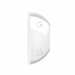 Enjoliveur simple Céliane pour produits MyHome marquage Départ/Arrivée - 1 module, montage droite - Blanc