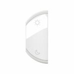 Enjoliveur simple Céliane pour produits MyHome marquage Lever/Coucher - 1 module, montage gauche - Blanc Tunisie-Boutique
