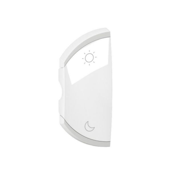 Enjoliveur simple Céliane pour produits MyHome marquage Lever/Coucher - 1 module, montage gauche - Blanc Tunisie-Boutique