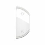 Enjoliveur simple Céliane pour produits MyHome marquage Lever/Coucher - 1 module, montage droite - Blanc Tunisie-Boutique