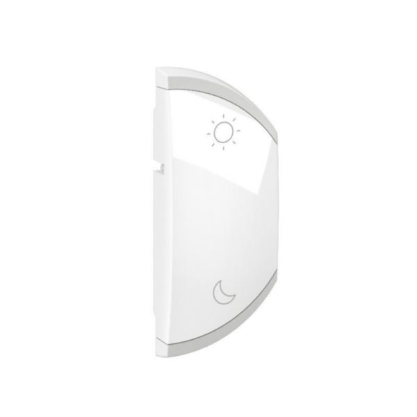 Enjoliveur simple Céliane pour produits MyHome marquage Lever/Coucher - 1 module, montage droite - Blanc Tunisie-Boutique