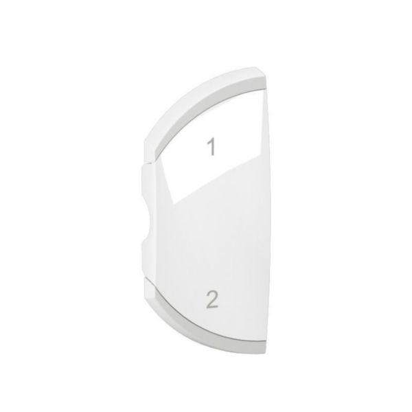 Enjoliveur simple Céliane pour produits MyHome marquage scénario 1-2 - 1 module, montage gauche - Blanc Tunisie-Boutique