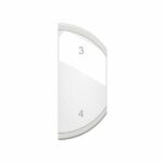 Enjoliveur simple Céliane pour produits MyHome marquage scénario 3-4 - 1 module, montage droite - Blanc Tunisie-Boutique