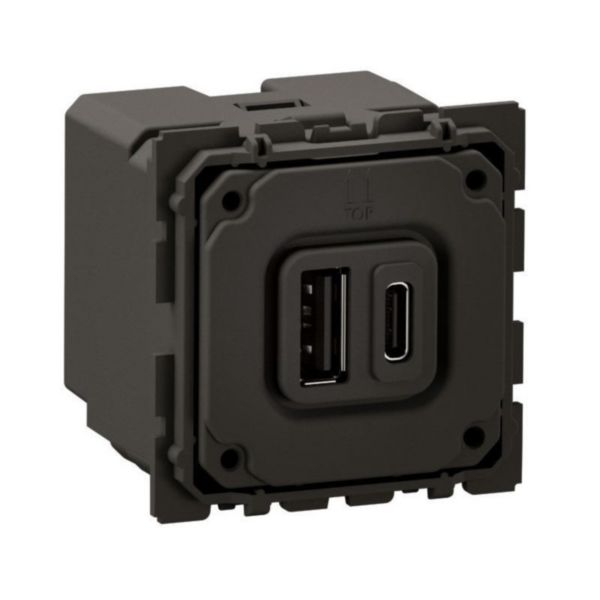 Prise 2 USB Type-A + Type-C Céliane - 15W Power Delivery Tunisie-Boutique