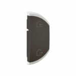 Enjoliveur simple Céliane pour produits MyHome marquage Départ/Arrivée - 1 module, montage droite - Noir Tunisie-Boutique