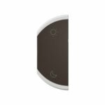 Enjoliveur simple Céliane pour produits MyHome marquage Lever/Coucher - 1 module, montage gauche - Noir Tunisie-Boutique