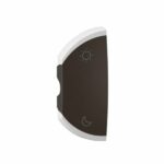 Enjoliveur simple Céliane pour produits MyHome marquage Lever/Coucher - 1 module, montage gauche - Noir Tunisie-Boutique