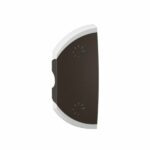 Enjoliveur simple Céliane pour produits MyHome marquage variation - 1 module, montage gauche - 2 commandes - Noir