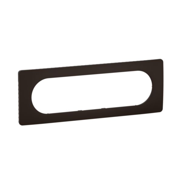 Plaque de finition Céliane Noir Mat - 6/8 modules Tunisie-Boutique