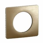Plaque de finition Céliane Bronze Satiné - 1 poste