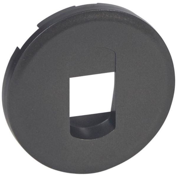 Enjoliveur Céliane pour prise haut parleur simple - finition graphite Tunisie-Boutique