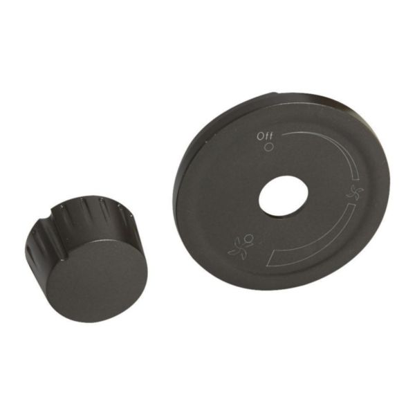 Enjoliveur Céliane pour inter variateur pour ventilateur - finition graphite Tunisie-Boutique