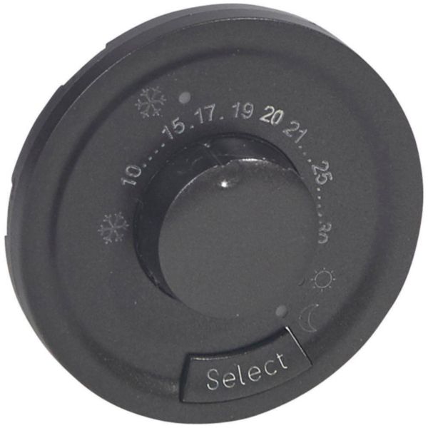 Enjoliveur Céliane pour thermostat fil pilote - finition graphite Tunisie-Boutique