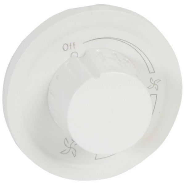 Enjoliveur Céliane pour variateur pour ventilateur - Blanc Tunisie-Boutique