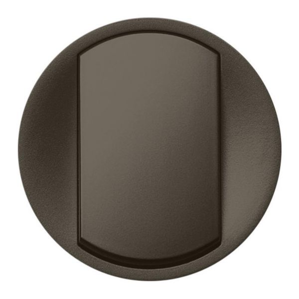 Enjoliveur Céliane doigt large pour interrupteur bipolaire - finition graphite Tunisie-Boutique