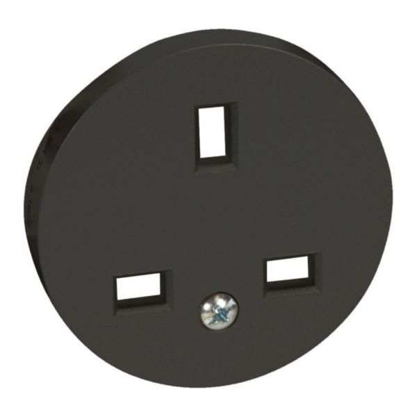 Enjoliveur Céliane pour prise de courant 2P+T standard BS - finition graphite Tunisie-Boutique