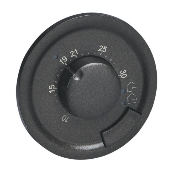 Enjoliveur Céliane pour thermostat d'ambiance - finition graphite Tunisie-Boutique