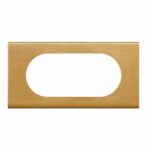 Plaque Céliane Matières 4 à 5 modules - finition Bronze Doré Tunisie-Boutique