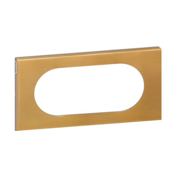 Plaque Céliane Matières 4 à 5 modules - finition Bronze Doré Tunisie-Boutique