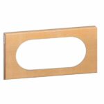 Plaque Céliane Matières 4 à 5 modules - finition Erable Tunisie-Boutique