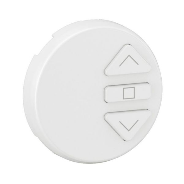 Enjoliveur pour interrupteur individuel de volets Radio compatible RTS Somfy Céliane - Blanc Tunisie-Boutique