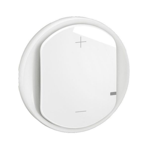 Enjoliveur pour variateur type poussoir 2 fils 125W LED sans Neutre Céliane - Blanc Tunisie-Boutique