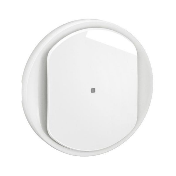 Enjoliveur pour variateur type poussoir 3 fils 150W LED avecNeutre Céliane - Blanc Tunisie-Boutique