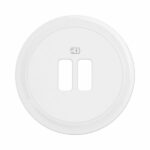 Enjoliveur pour prise simple ou double chargeur USB Céliane - Blanc Tunisie-Boutique