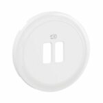 Enjoliveur pour prise simple ou double chargeur USB Céliane - Blanc Tunisie-Boutique