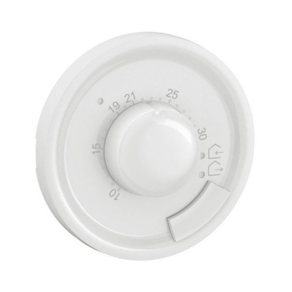 Enjoliveur pour thermostat d'ambiance pour chauffage électrique ou climatisation Céliane - Blanc Tunisie-Boutique