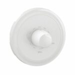 Enjoliveur pour atténuateur de ligne audio et vidéo Céliane - Blanc