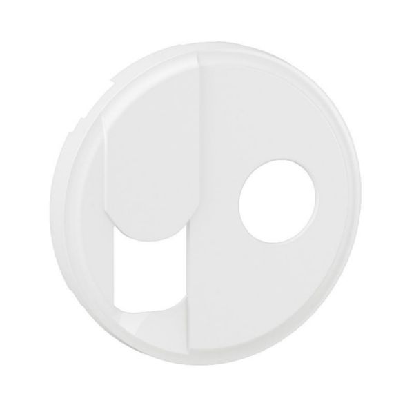 Enjoliveur pour prise TV + prise téléphone RJ45 catégorie6 FTP Céliane - Blanc Tunisie-Boutique