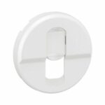 Enjoliveur pour prise simple RJ45 blindée catégorie6A STP Grade 3 TV Céliane - Blanc