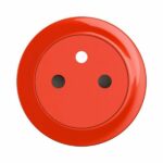 Enjoliveur pour prise de courant fort 2P+T Surface Confort Céliane - rouge pour repérage Tunisie-Boutique