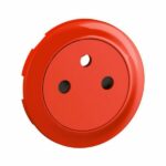 Enjoliveur pour prise de courant fort 2P+T Surface Confort Céliane - rouge pour repérage Tunisie-Boutique