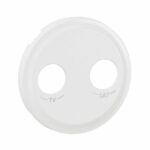 Enjoliveur pour prise TV-R-SAT DAB+ Céliane - Blanc Antimicrobien